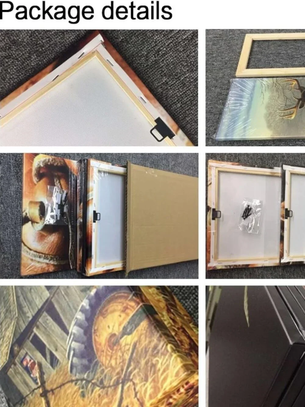 5 Panel Canvas Prints Wall Art Abstract Musical Notes